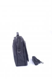 Seventeen 902 Siyah Erkek Büyük Kapaklı El ve Omuz Çantası - 2