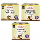 Balen Hindistan Cevizi Yağı 3 x 250 G (Soğuk Pres) - 1