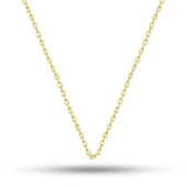 Gümüş Gold 0.30 Mikron 45 Cm Forse Kadın Zincir thumbnail 1