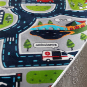 Foneks Halı 3062 Çocuk Oyun Desenli Halı Kaymaz Taban Ücretsiz Kargo - 3