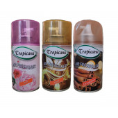 Tropicana Air Freshener Oda Kokusu Rose Gül Musk Misk Cinnamon Tarçın Koku Parfüm Spreyi 260 ml X 3 Adet - 1