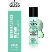Gliss Nutribalance Repair Sıvı Saç Bakım Kremi 200ML - 1