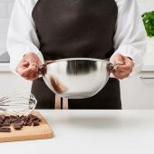 Benmari Kabı, Paslanmaz Çelik,MeridyenDukkan 24 cm Çikolata Eritme Kabı - 5