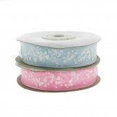 2cm x 22metre Organze Kurdela Kelebek Desenli - 1