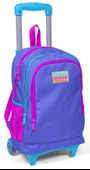 Coral High Mor Kız Çocuk Çekçek Çanta Seti - Işıklı Tekerlekler thumbnail 2