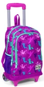 Coral High Kız Çocuk Peri Desenli Çekçekli İlkokul Çantası Işıklı Tekerlekler thumbnail 1