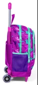 Coral High Kız Çocuk Peri Desenli Çekçekli İlkokul Çantası Işıklı Tekerlekler thumbnail 2