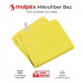 Mulpex Mikrofiber Genel Temizlik Bezi Sarı 40X40 cm. - 400 Adet - 3