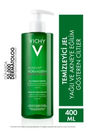 Vichy Normaderm Phytosolution Arındırıcı Yüz Temizleme Jeli, Yağlı ve Karma Ciltler 400 ml 3337875663083 - 1