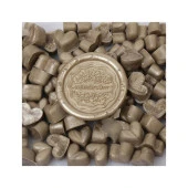 Mühür Mumu Eritme Kalp Boncuk Paket Model No: 407 SATEN KARAMEL thumbnail 2