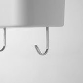 Vantuzlu Banyo Duş Sepeti 26x21 Cm MeridyenDukkan 3 Kancalı-Su Delikli Banyo Dekorasyonu-Sepeti - 3