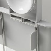 Vantuzlu Banyo Duş Sepeti 26x21 Cm MeridyenDukkan 3 Kancalı-Su Delikli Banyo Dekorasyonu-Sepeti - 6