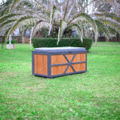 MANDU Ahşap Bahçe Sandığı - 1