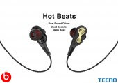 Tecno 2023 Hot Beats 3D Hifi 4 Hoparlörlü Casper Via F3 Type-C to 3.5mm Jack Dönüştürücü Kablolu Mikrofonlu Kulaklık Siyah - 2