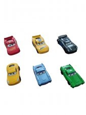 Metal Şimşek Mcqueen, Jackson Storm, Dinoco ve Arkadaşları 6lı Cars Arabalar - 1