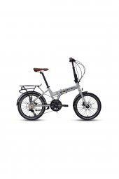 Carraro Flexi 121 Hd 21 Vites Hidrolik Disk Fren Full Shimano Katlanır Bisiklet Mat gri - 1