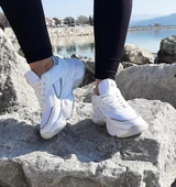 Dunlop 2323 Beyaz Fuspetli Kalın Taban Spor Ayakkabı - 8