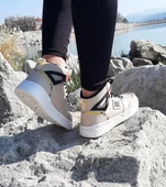 Dunlop 2243 Bej Renk Fuspetli Ortapedik Boğazlı Spor Ayakkabı - 9
