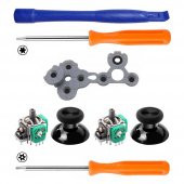 Xbox One Analog Motor Topuz 2+2 İç Lastik T6 T8 Tornavida Ayırıcı Tamir Set XBOX One Yedek Parça - 1