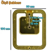 Büyük Bugatti Sarkaç Mobilya Mutfak Konsol Dolap Dolabı Çekmece Kulpu Kulbu Gold Plastik Kulpları thumbnail 2