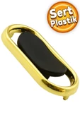 Küçük Trend Düğme Mobilya Mutfak Çekmece Dolap Dolabı Kulpu Kulbu Plastik Mat Siyah Gold Kulp 32 Mm thumbnail 1