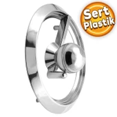 Della Sarkaç Mobilya Mutfak Konsol Dolap Dolabı Çekmece Kulpu Kulpları Kulbu Krom Plastik Kulp thumbnail 1