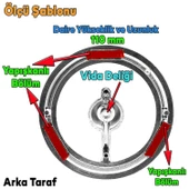 Della Sarkaç Mobilya Mutfak Konsol Dolap Dolabı Çekmece Kulpu Kulpları Kulbu Krom Plastik Kulp thumbnail 2