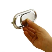 Küçük Trend Düğme Mobilya Mutfak Çekmece Dolap Dolabı Kapak Kulpu Kulbu Plastik Krom Kulpları 32 Mm thumbnail 4