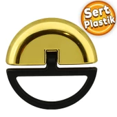 Montana Çekmece Dolap Dolabı Kulpu Kulbu 32 Mm Sert Plastik Mat Siyah Gold Kulpları Mobilya Mutfak thumbnail 1