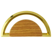 Regnum Kulp Mobilya Mutfak Çekmece Dolap Dolabı Kapak Kulpu Kulpları Kulbu Plastik Ceviz Gold thumbnail 4