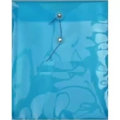 Abka Dosya Körüklü İplikli Mavi Dosya (3 Lü Paket) - 1