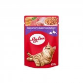 My Love Tavşanlı Ve Hindi Etli Yahni Pouch Kedi Maması 100 Gr - 1