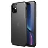 Smcase iPhone 11 Kılıf Vonk Hibrit Silikon  Tam Kapatan Ekran Koruyucu thumbnail 1