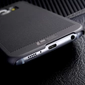 Samsung Galaxy A7 (A700) Loopee Point Sert Arka Kapak Siyah - 6