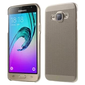 Samsung Galaxy A7 (A700) Loopee Point Sert Arka Kapak Gold - 1
