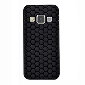 FitCase Samsung Galaxy A7 (A700) TPU Beehive Serisi Arka Kapak Siyah - 1