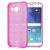 Samsung Galaxy A5 (A500) Plaid Silikon Arka Kapak Pembe - 1