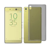 LG X Screen Kılıf Soft Silikon Şeffaf-Siyah Arka Kapak - 1