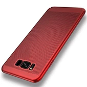 FitCase Samsung Galaxy S8 Plus Kılıf Point Sert Arka Kapak Kırmızı - 1
