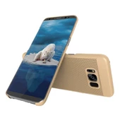 Samsung Galaxy S8 (G950) Loopee Point Sert Arka Kapak Gold - 1