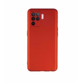 Smcase Oppo Reno 5 Lite Kılıf Kamera Korumalı Premier Silikon  Nano Ekran Koruyucu - 9