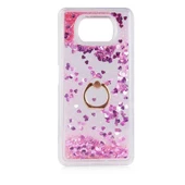 Smcase Xiaomi Poco X3 NFC Kılıf Sulu Yüzüklü Milce Glitter Silikon - 4