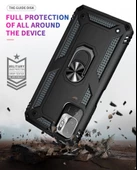 Smcase Xiaomi Poco M3 Pro 5g Kılıf Vega Yüzüklü Çift Katmanlı Tank Kapak - 2