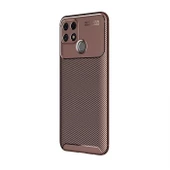 Smcase Oppo A15 Kılıf Kamera Korumalı Negro Karbon Silikon  Nano Ekran Koruyucu thumbnail 5