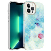 Smcase iPhone 13 Pro Kılıf Bella Serisi Desenli Silikon - 2