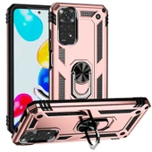 Smcase Xiaomi Redmi Note 11 Global Kılıf Vega Yüzüklü Tank Silikon thumbnail 1