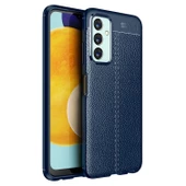 Smcase Samsung Galaxy M23 Kılıf Deri Dokulu Niss Silikon - 5