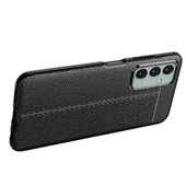 Smcase Samsung Galaxy M23 Kılıf Deri Dokulu Niss Silikon - 8