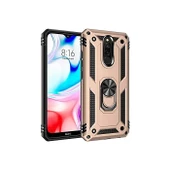 Smcase Xiaomi Redmi 8A Kılıf Vega Yüzüklü Çift Katmanlı Tank Kapak - 5