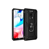 Smcase Xiaomi Redmi 8A Kılıf Vega Yüzüklü Çift Katmanlı Tank Kapak - 4